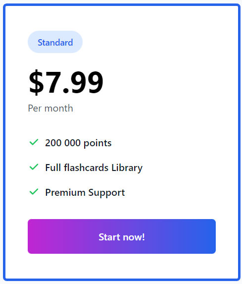 Flashio pricing