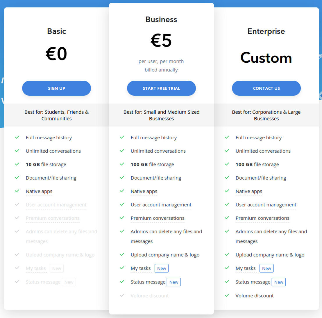 fleep pricing