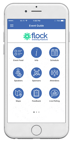 Flock Eventing Platform screenshot