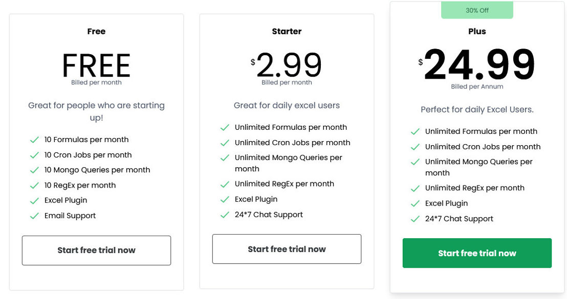 FormulaBuddy pricing