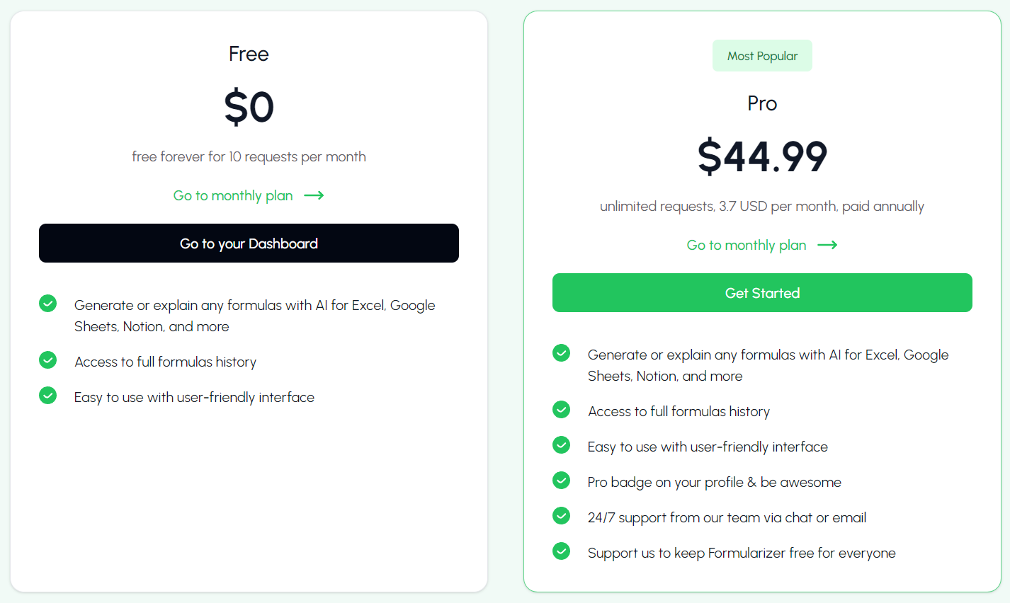 Formularizer pricing