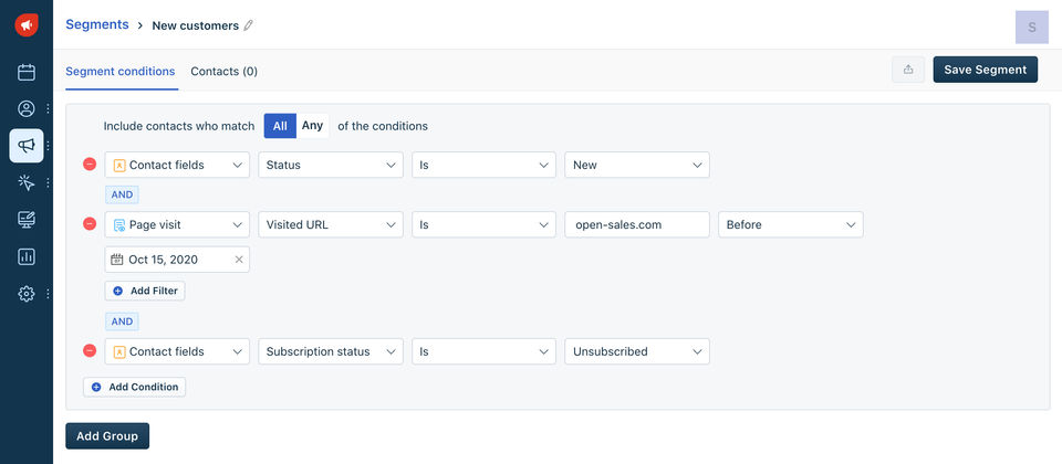 Segmentation screenshot