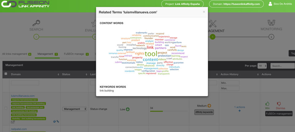 FuSEOn Link Affinity screenshot-thumb