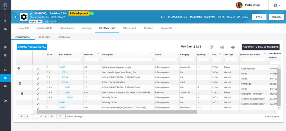 Multiple views of your Bill-of-Materials-thumb