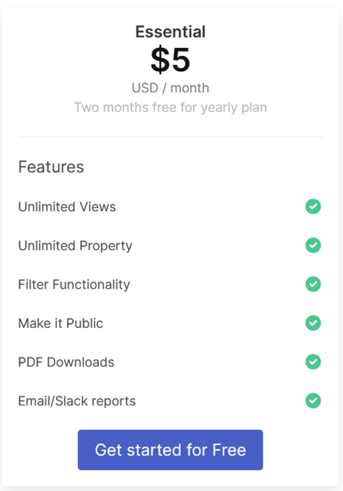 GAClient pricing