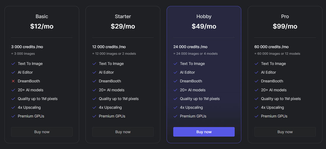 getimg-ai pricing