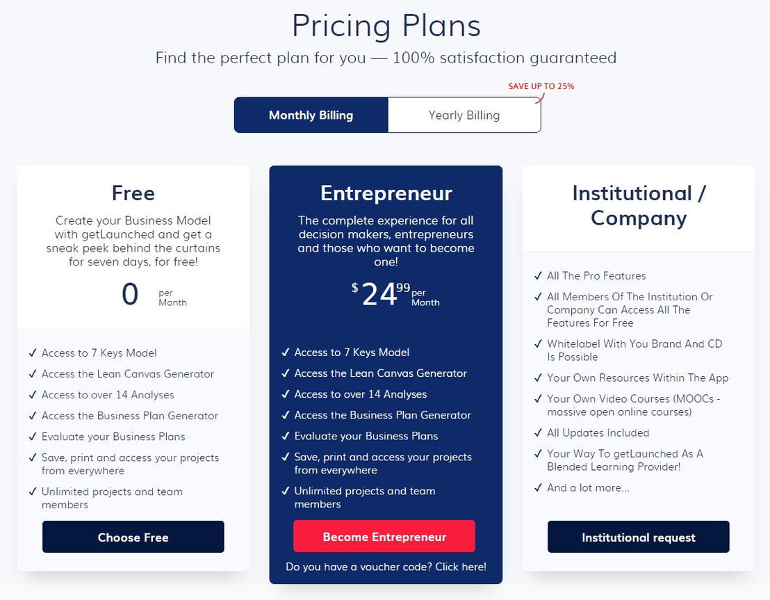 getlaunched pricing