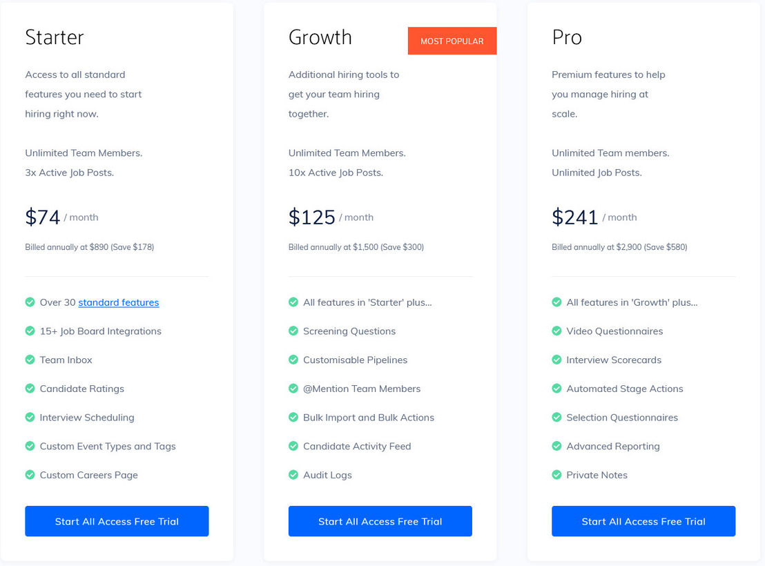 GoHire pricing