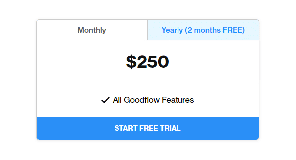 GoodFlow pricing
