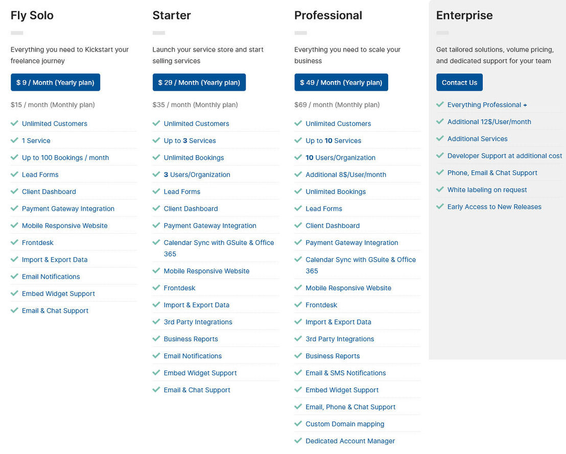 goschedule pricing