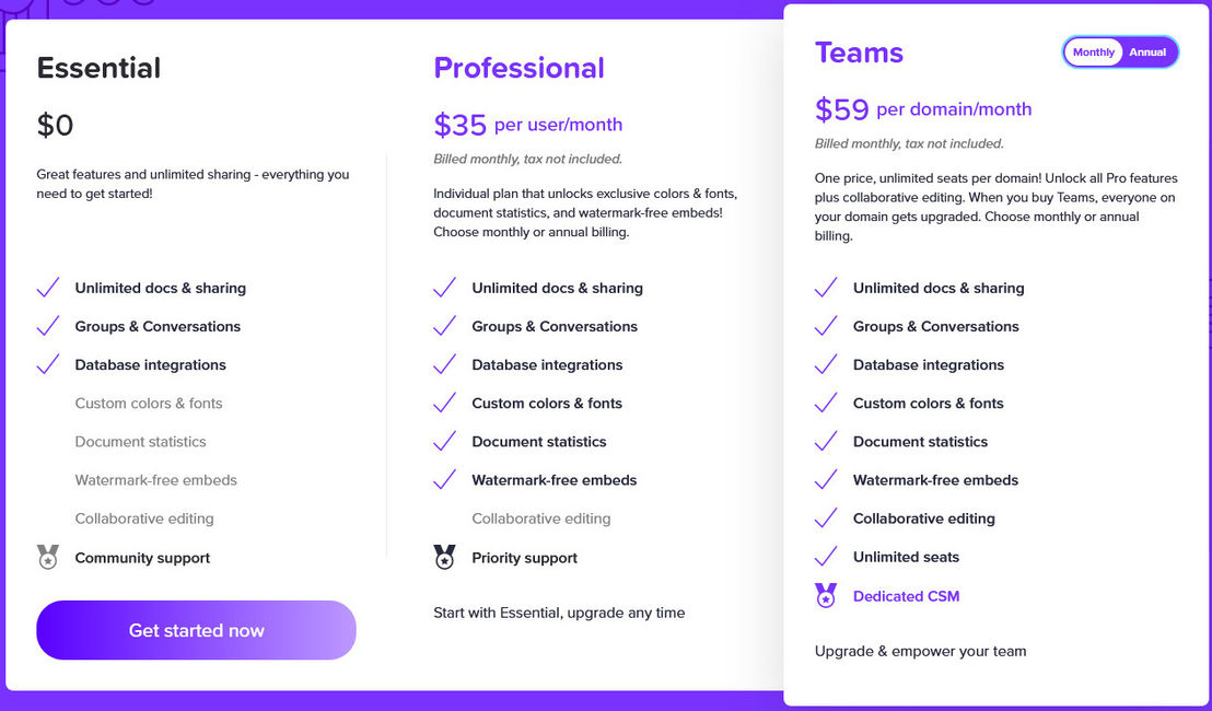 GRID pricing