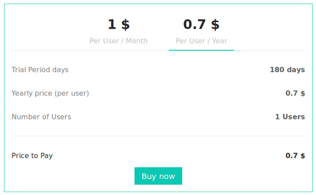 GYM Clock pricing