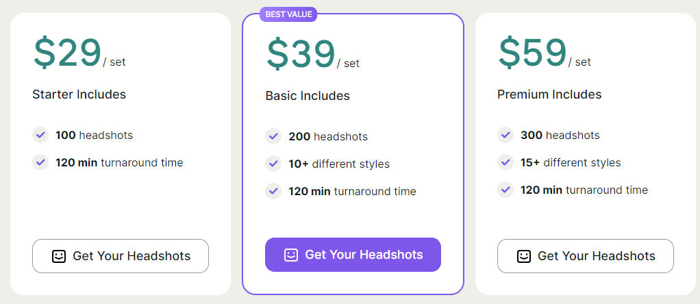 Headpix pricing