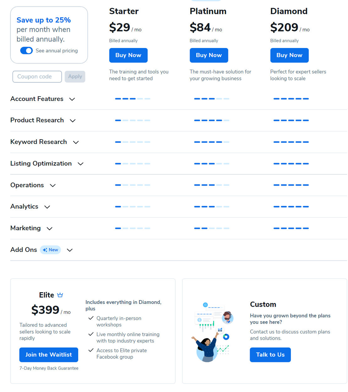 Helium 10 pricing