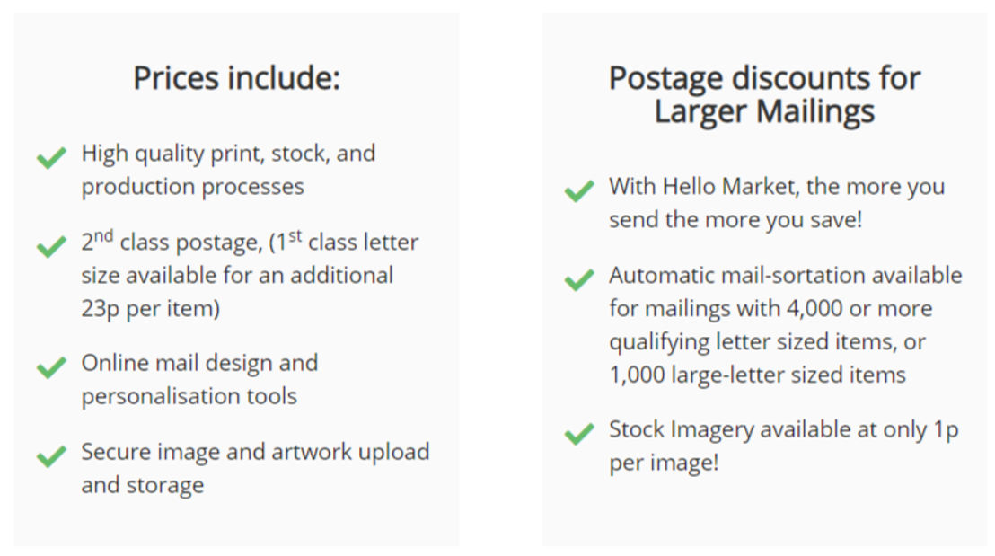 Hello Market pricing