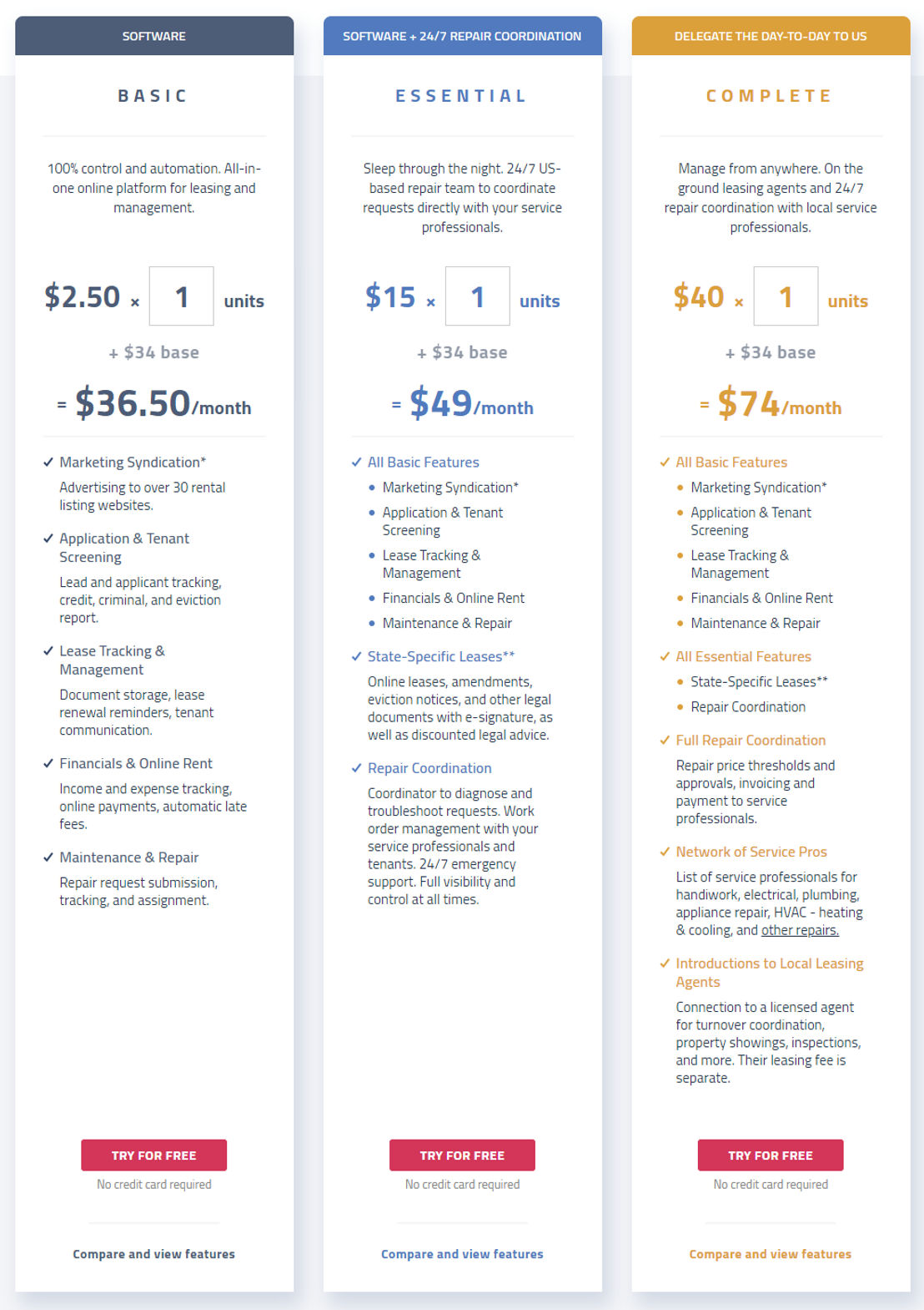 Hemlane pricing