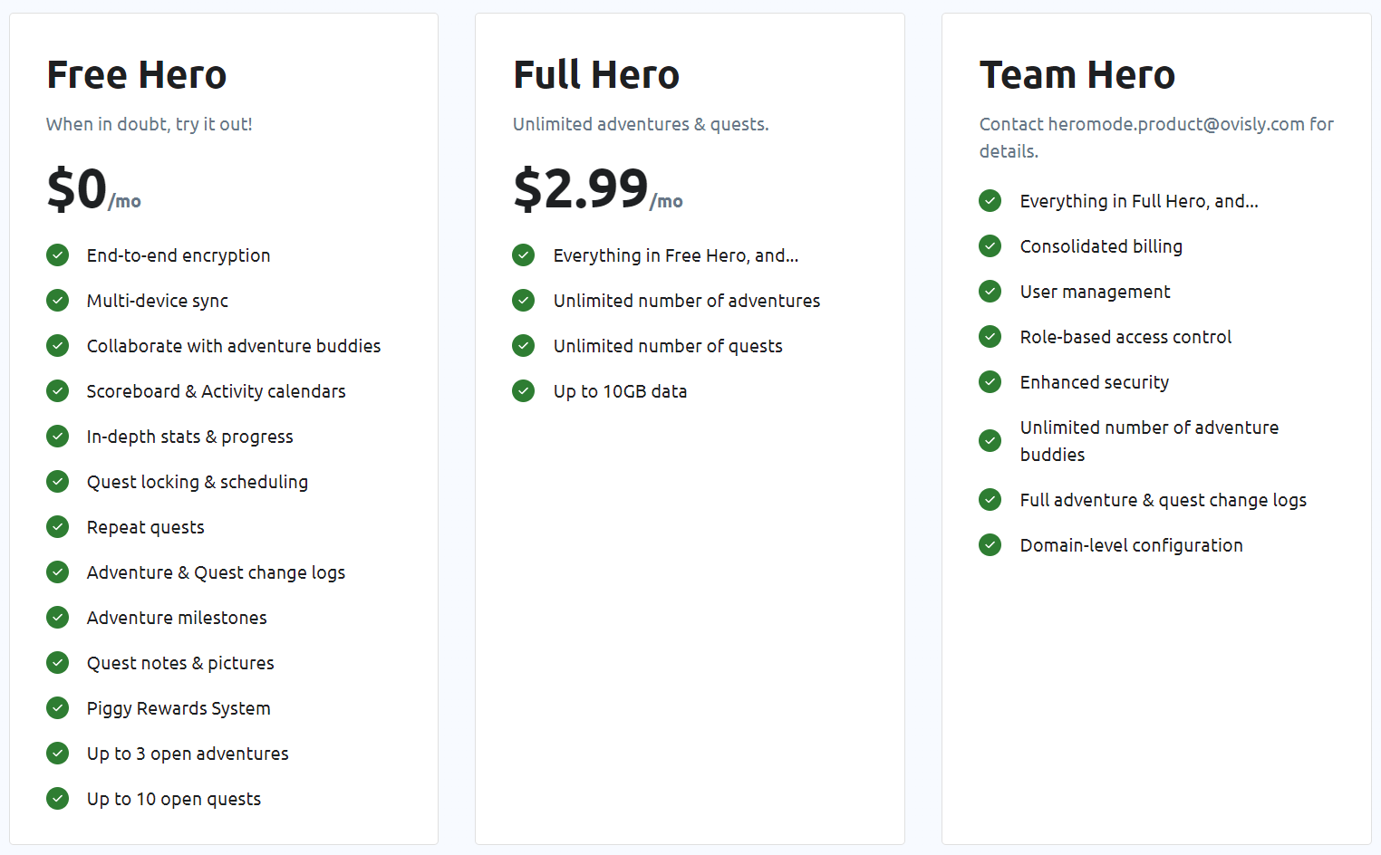 heromode pricing