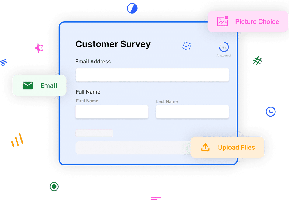 Customer Survey Form screenshot