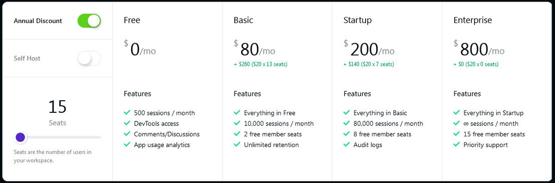 Highlight pricing