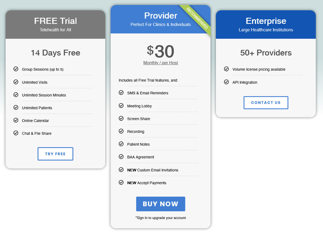 hipaa-video pricing