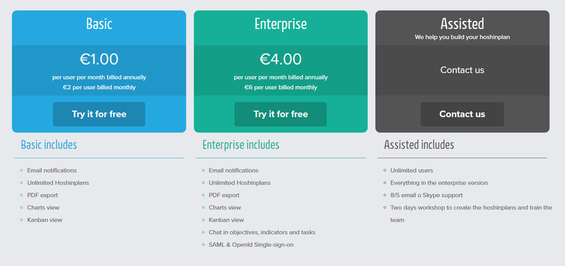 hoshinplan pricing