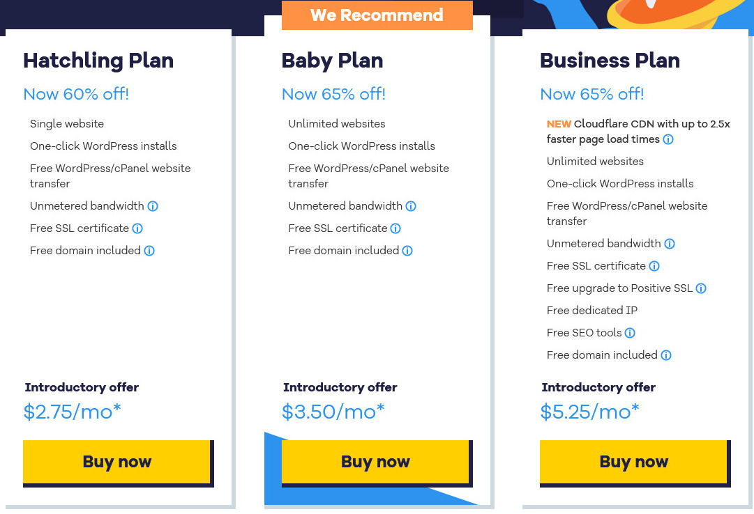 HostGator pricing