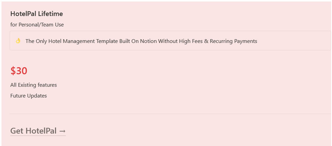 hotelpal pricing