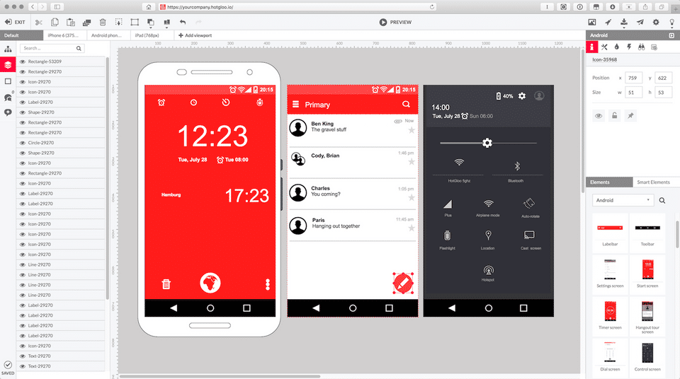 Wireframe UX Prototyping Tool