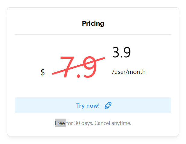 Hours online pricing