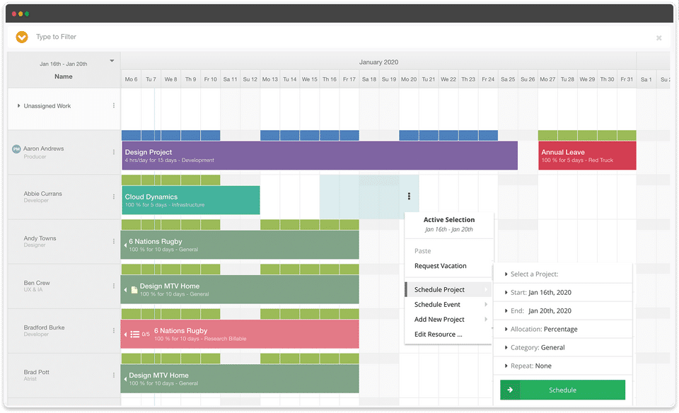 Hub Planner screenshot