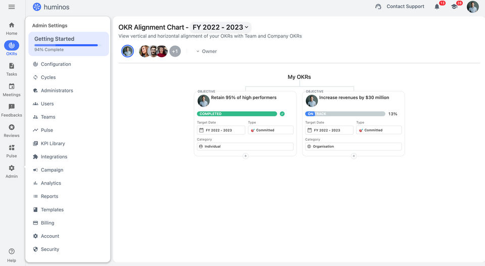 OKR Alignment Chart screenshot-thumb