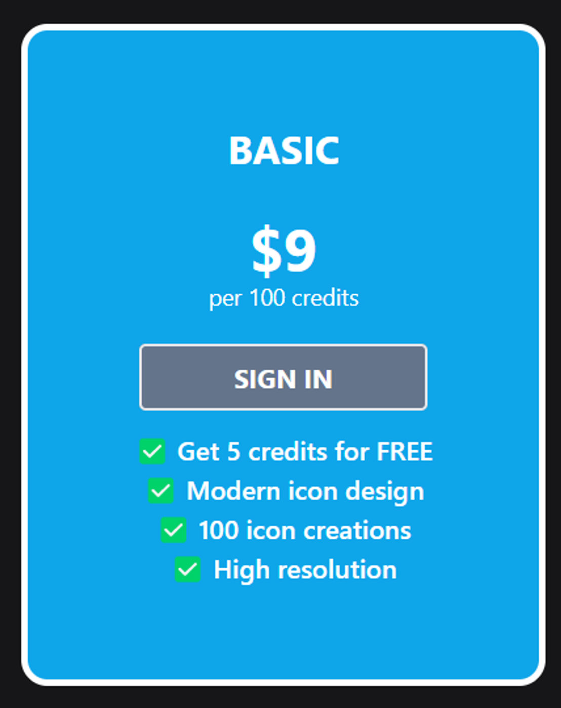 iconcreatorai pricing