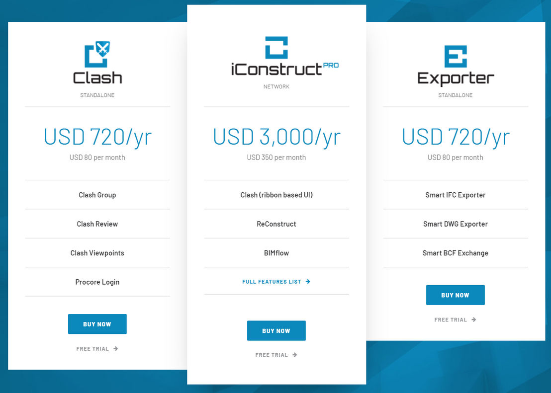 iConstruct pricing