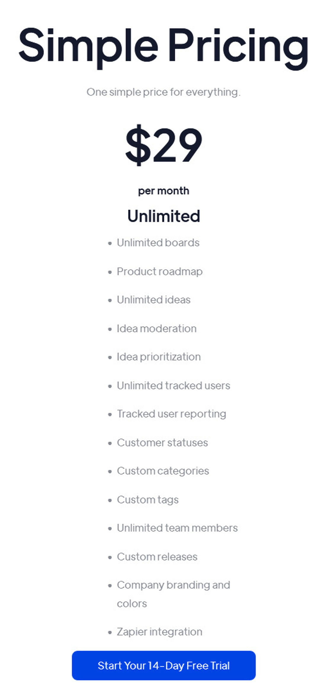 IdeaPlan pricing