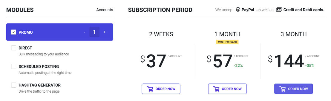 ingramer pricing