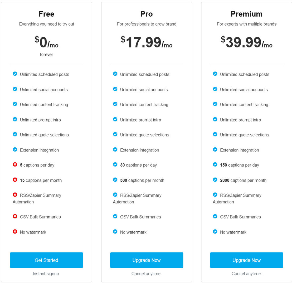 Inksprout pricing