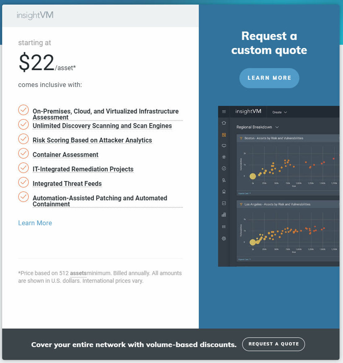 InsightVM pricing