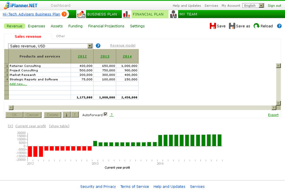 iPlanner.NET Screenshots