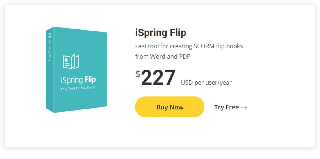 ispring-flip pricing