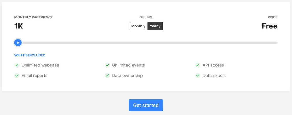 IWT web analytics pricing