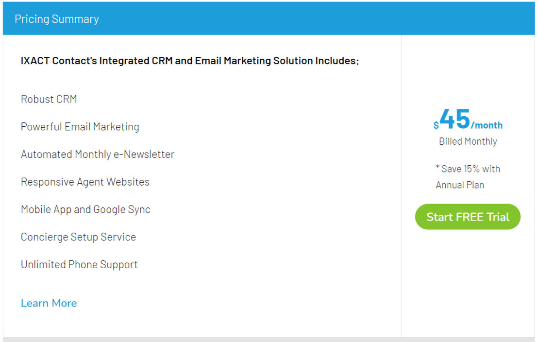 IXACT Contact pricing