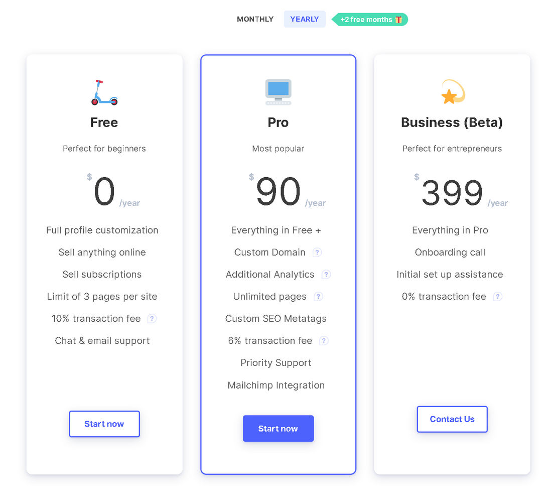 Jemi pricing