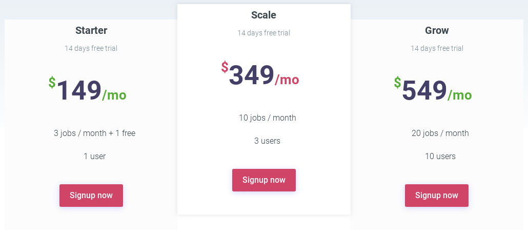 JobConvo pricing