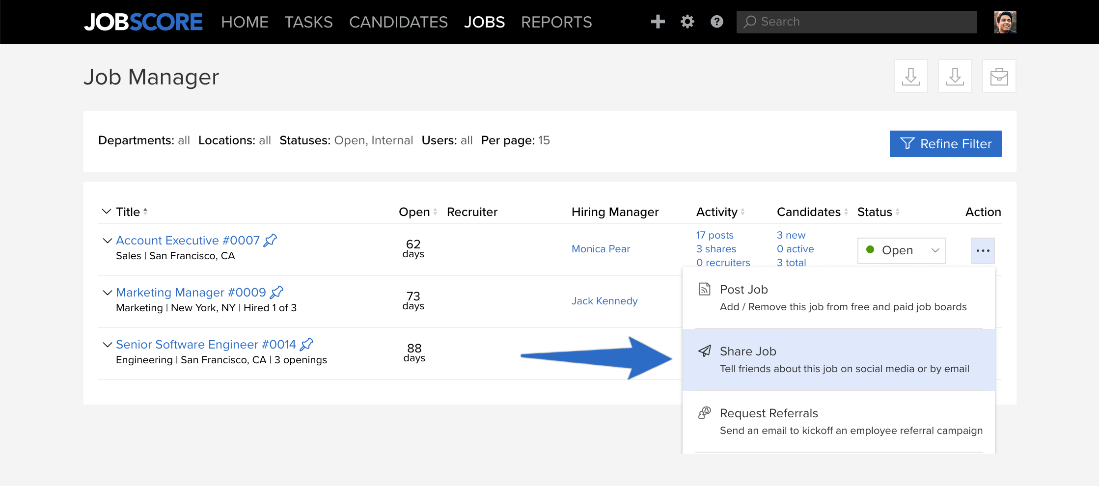 Share a job