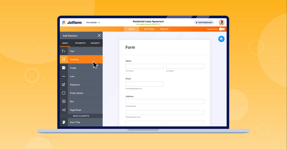 Form Builder screenshot