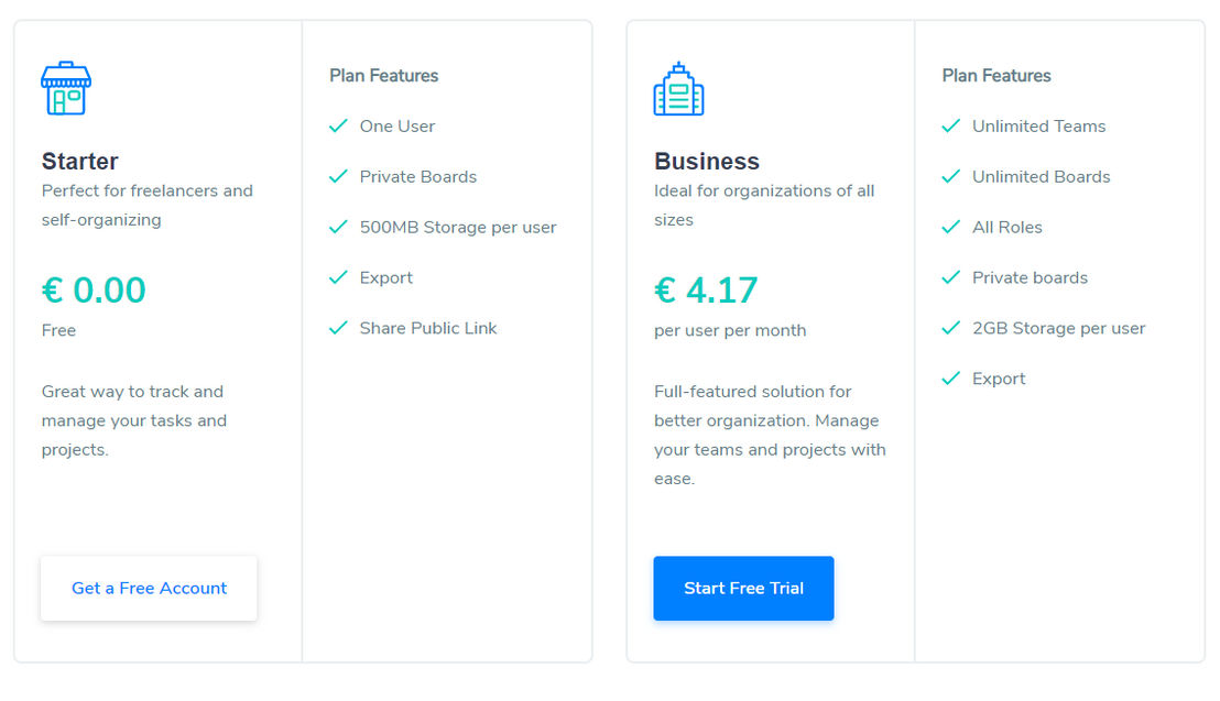 kanbansi pricing