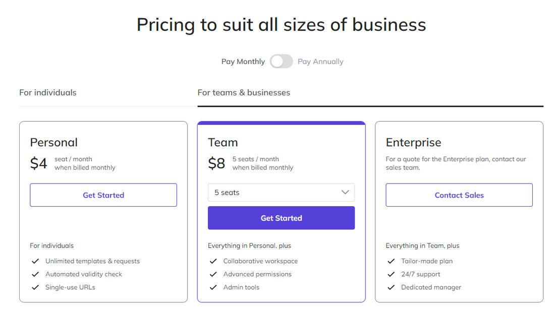 KeysForWeb pricing