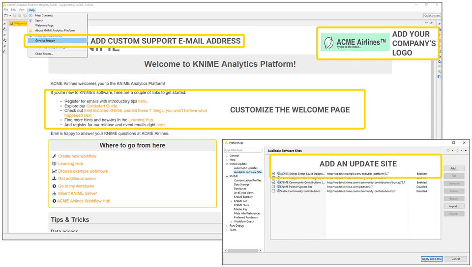 Simplify Operations Knime Server