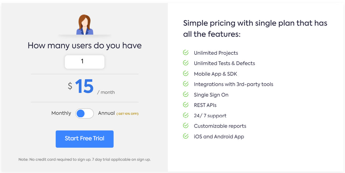 Kualitee pricing