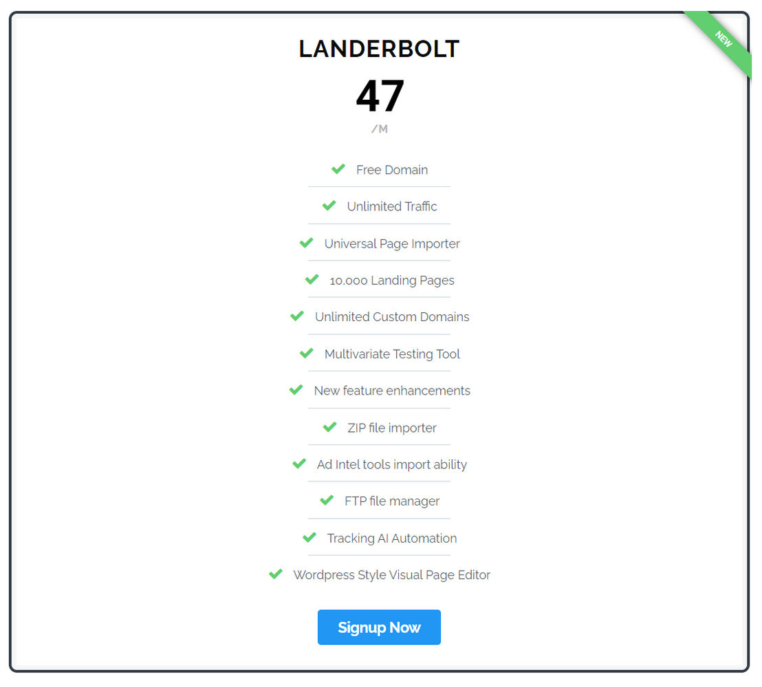 landerbolt pricing